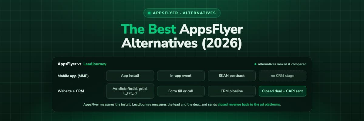 The 7 best AppsFlyer alternatives in 2026, compared