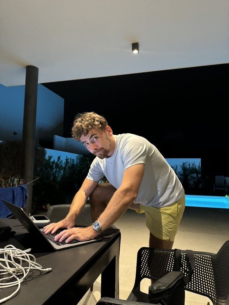 Late night coding session