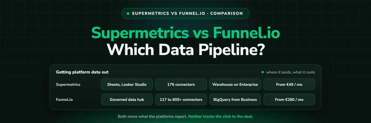 Supermetrics vs Funnel.io 2026: which marketing data pipeline to choose